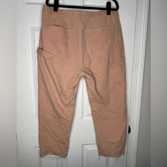 OVADIA AND SONS Mens Pink Carpenter Pants Size 36 Double Enforced‎ Knees Raw Hem - Picture 2 of 8